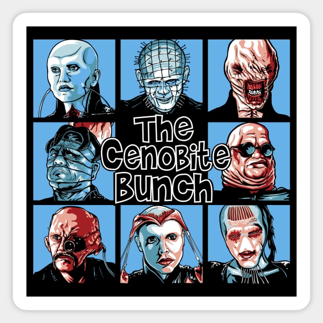 Cenobite Bunch Sticker by BER